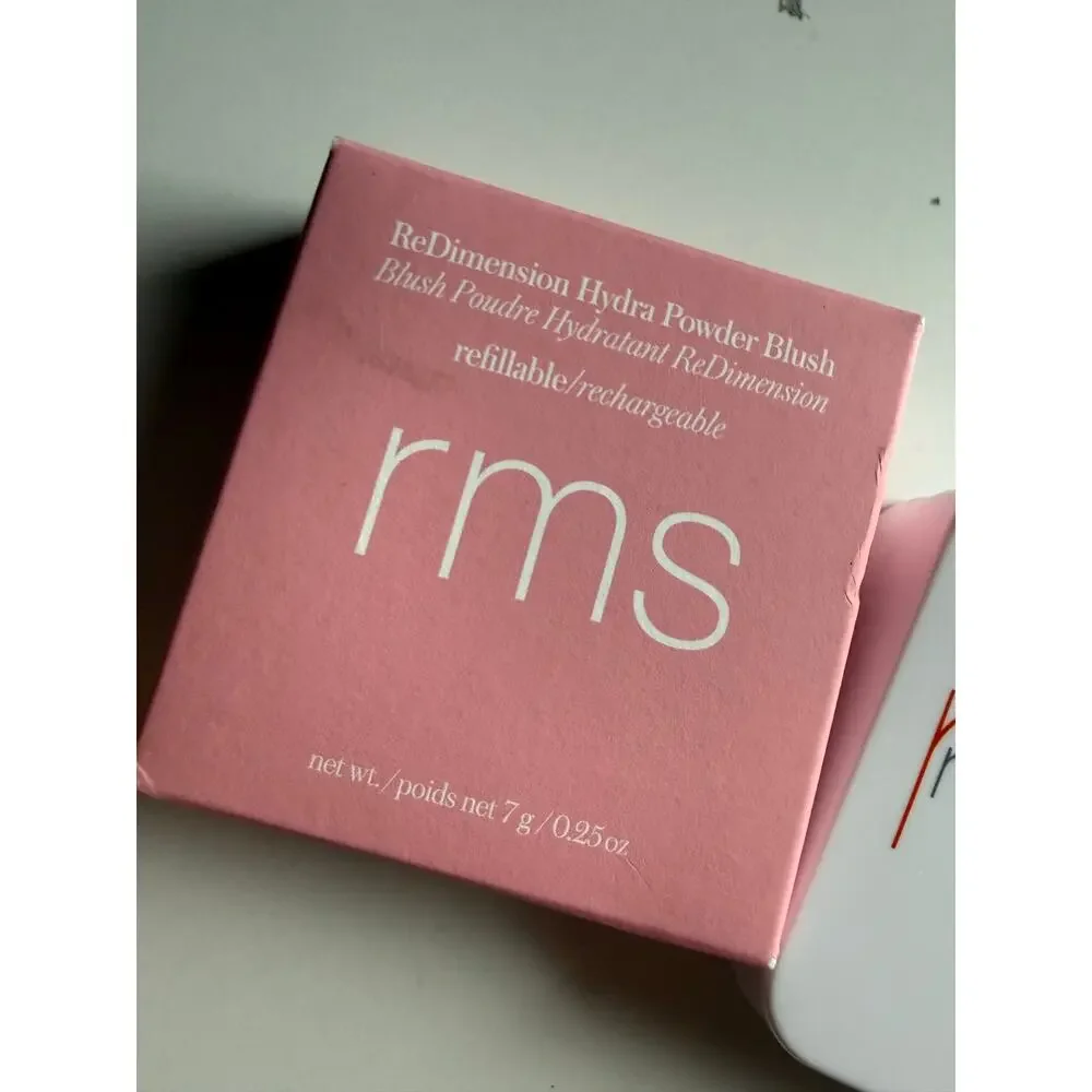 $38 New RMS Beauty ReDimension Hydra Powder Blush French Rosé 7g